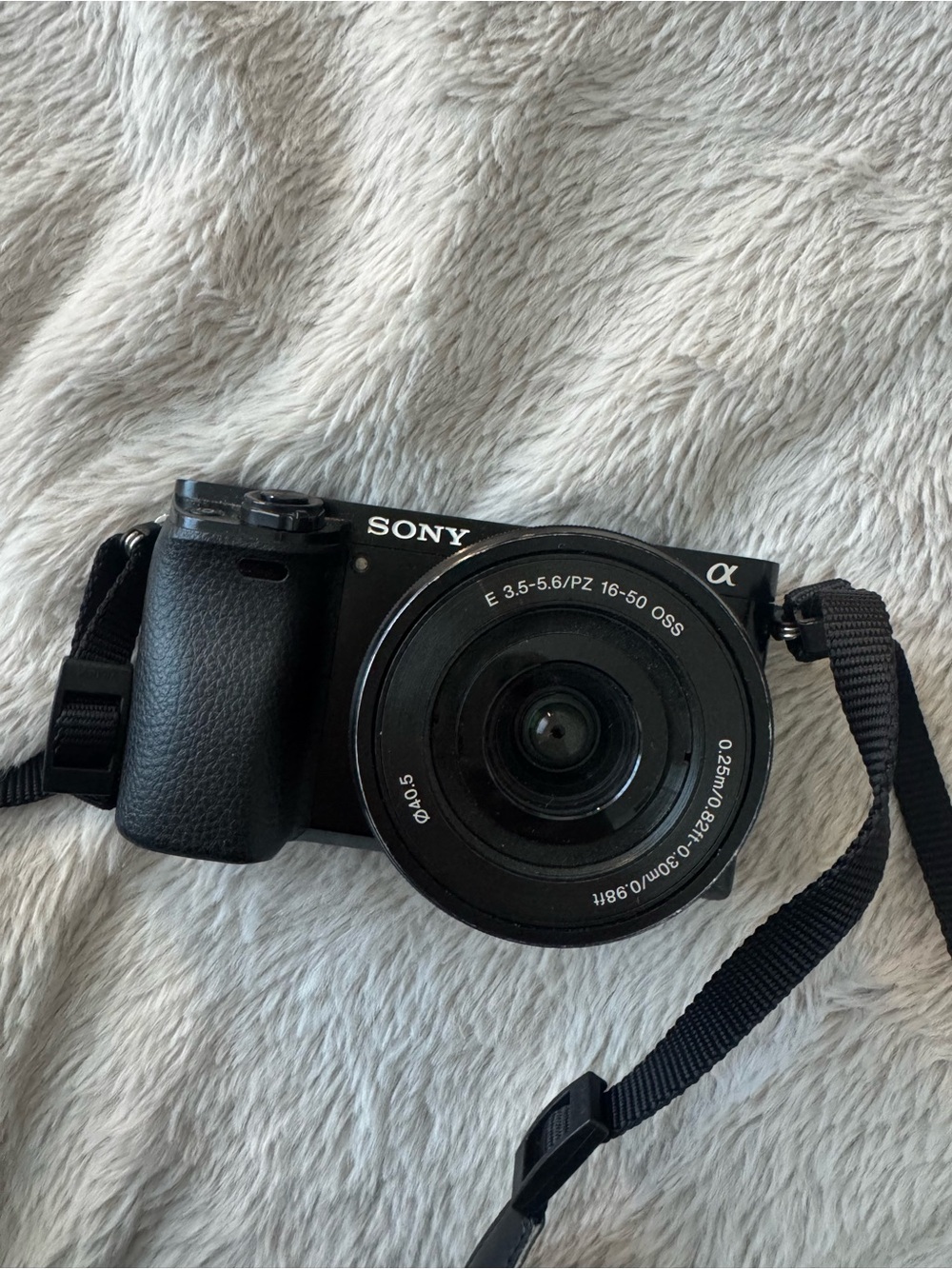 Sony Black Alpha Mirrorless Camera with 16-50mm OSS Lens